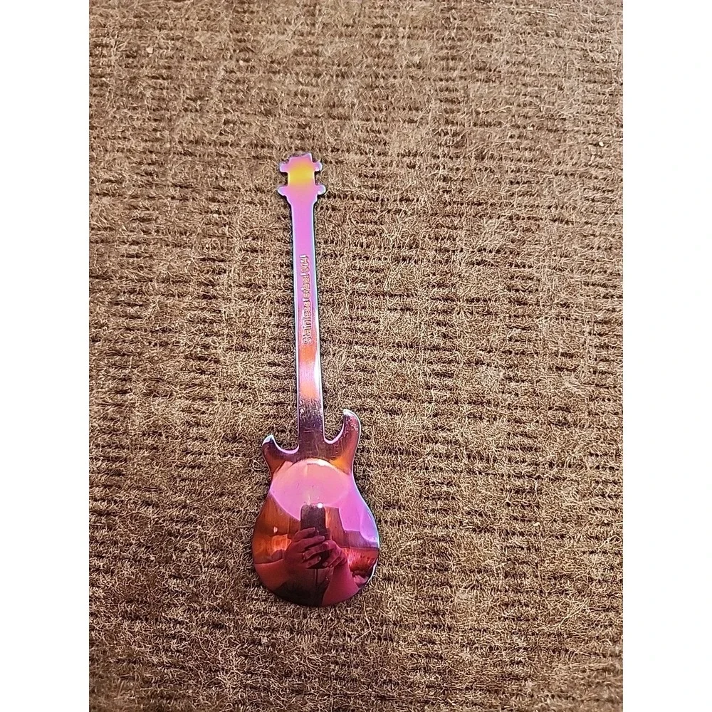 Stainless Steal Rainbow Guitar Stir Spoon